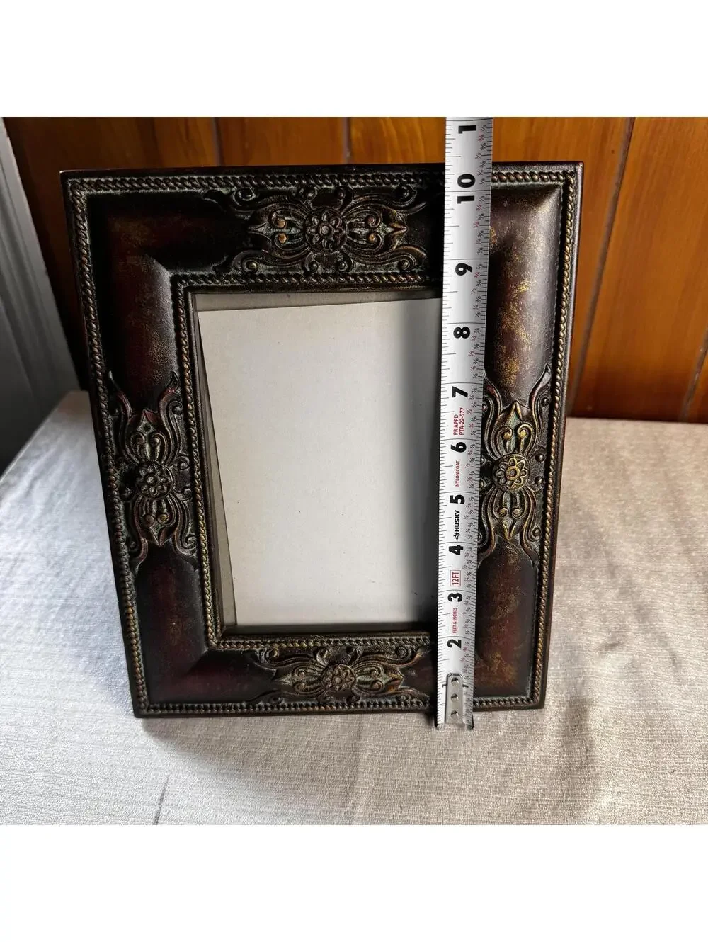 Vintage Ornate 5x7 Picture Frame Heavy Duty Decorative Tabletop Frame